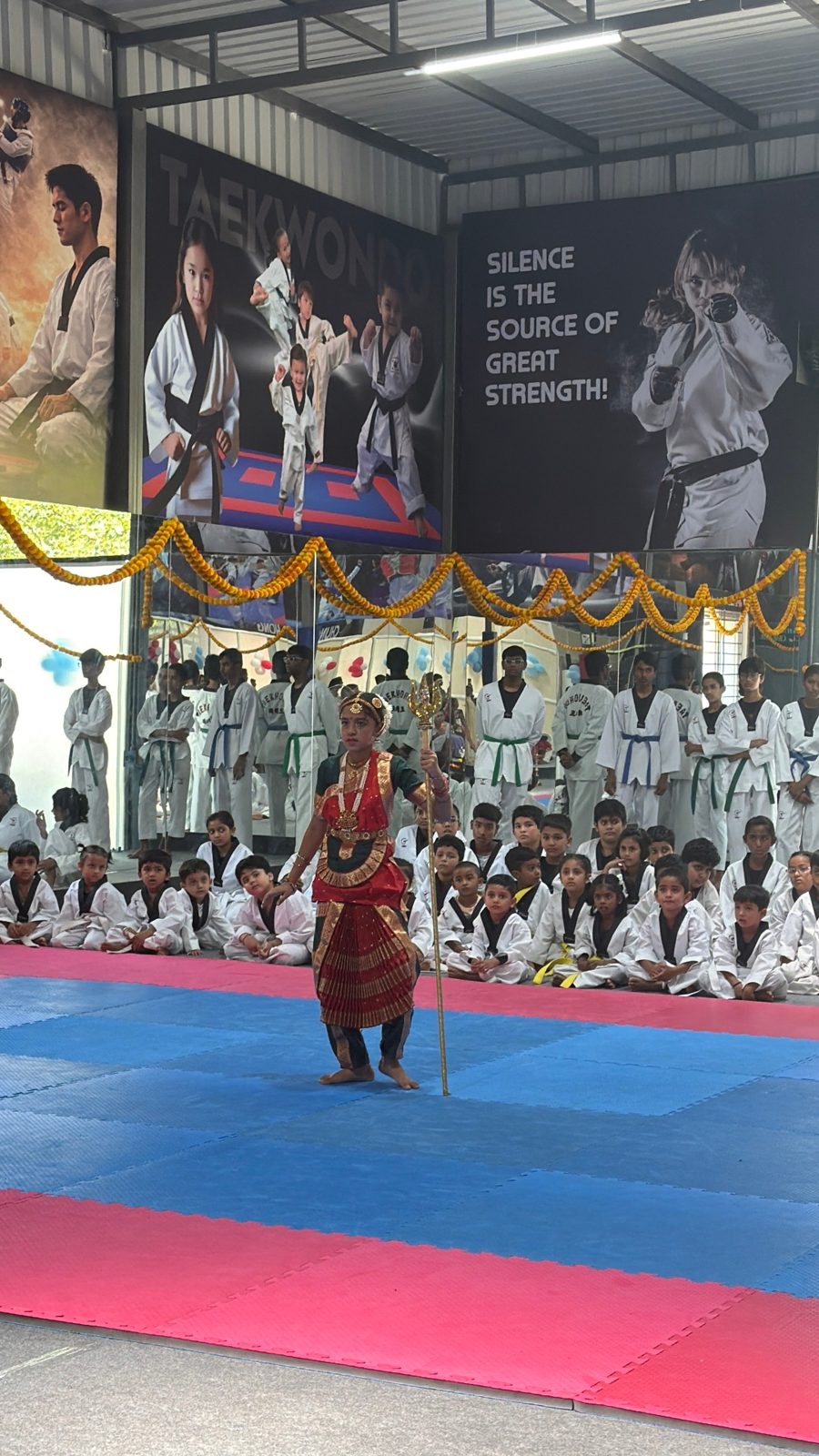 Classical dance performance as part of the inauguration programme