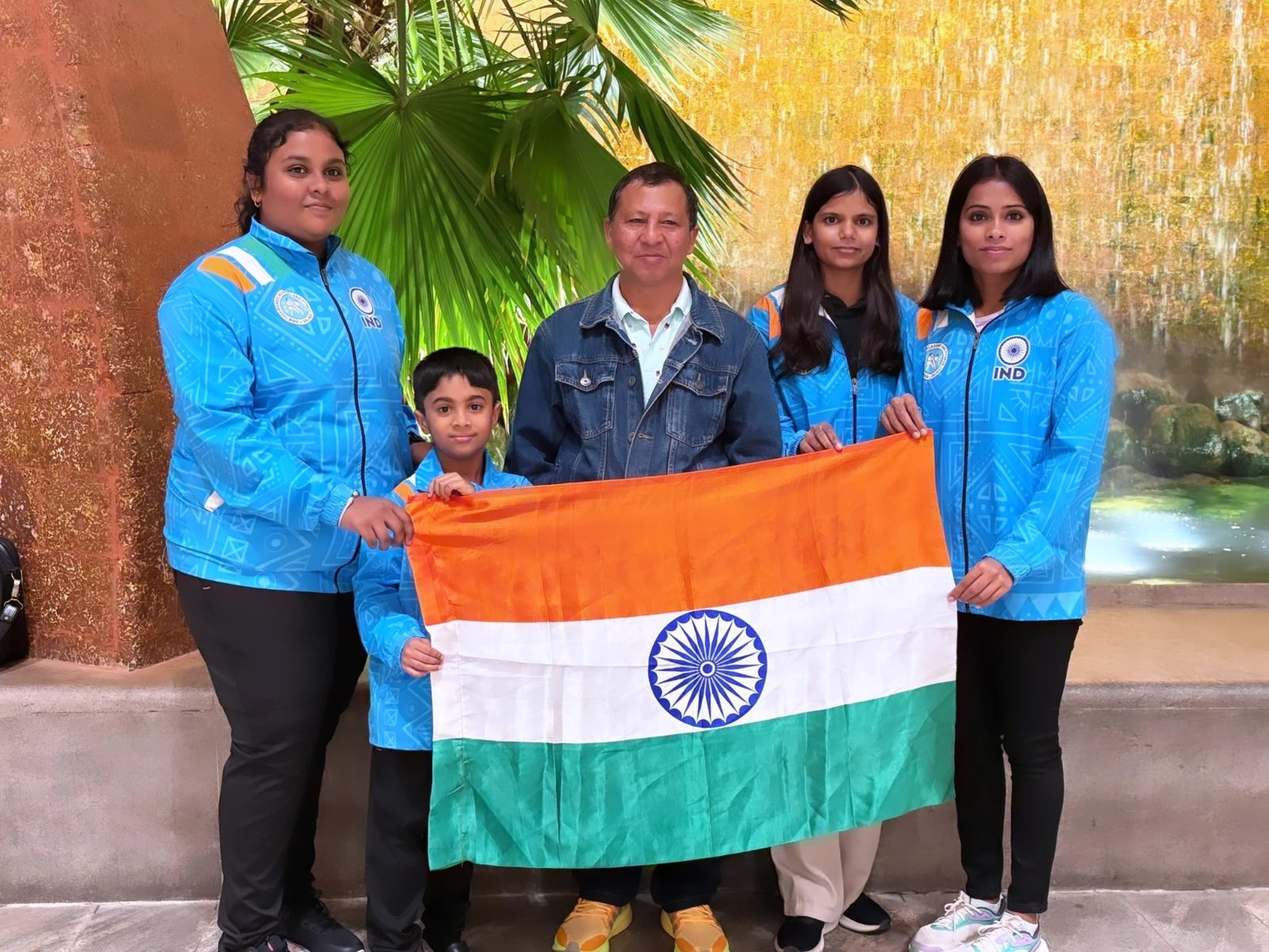 Team India in official kit ahead of the championships