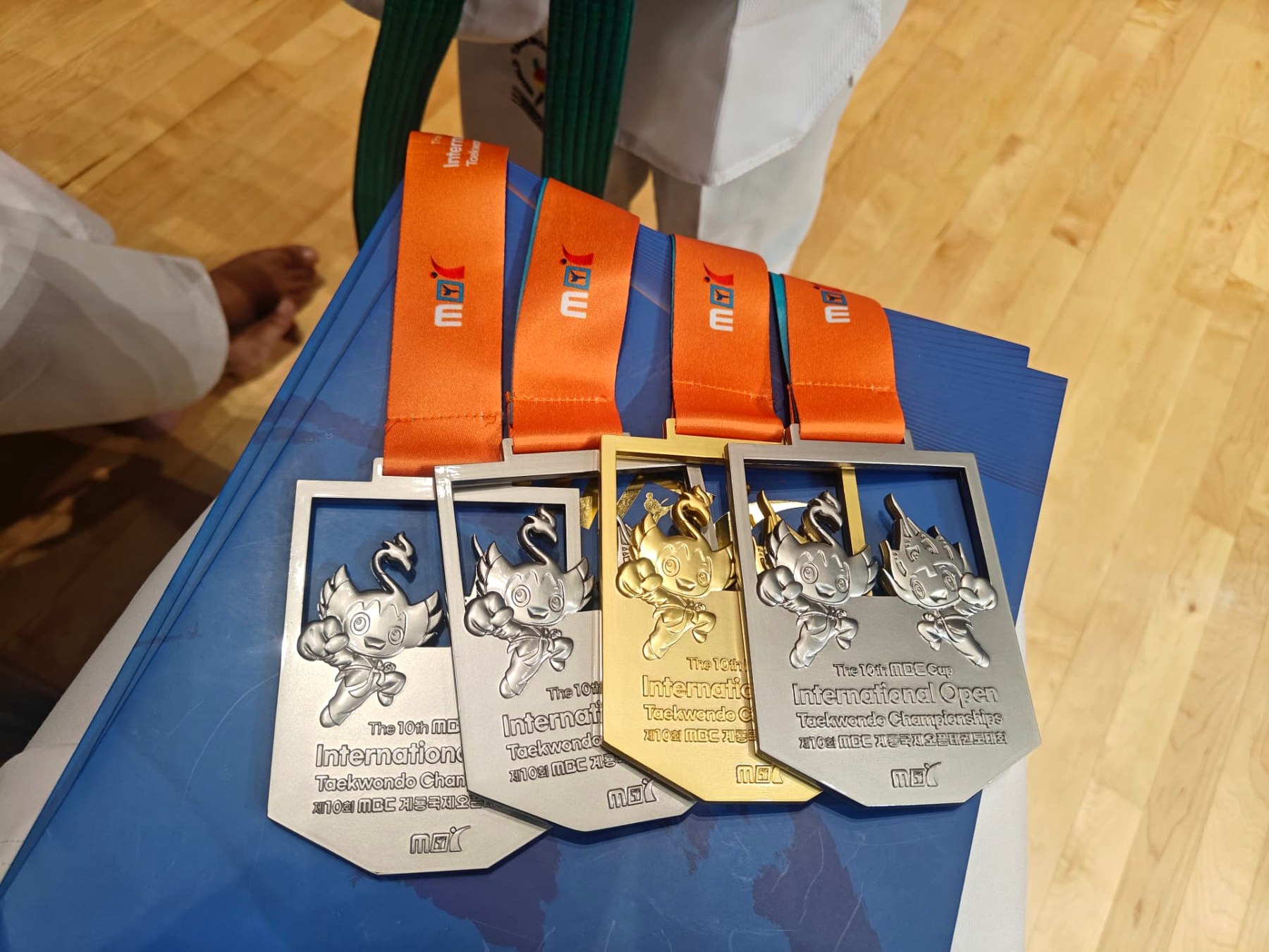 Medal haul from the 10th MBC Cup International Open Championships